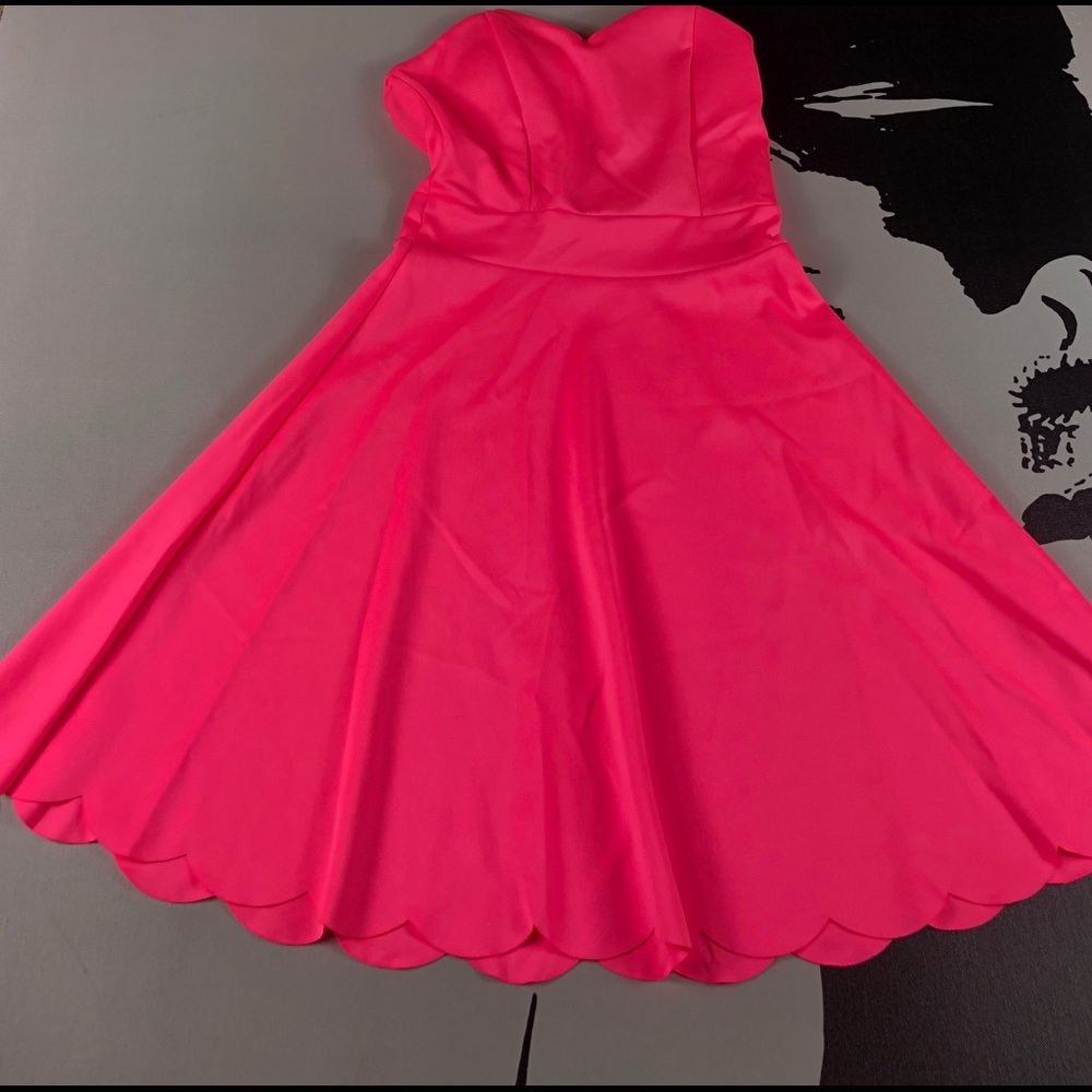 Charlotte Russe Juniors Hot Pink Dress